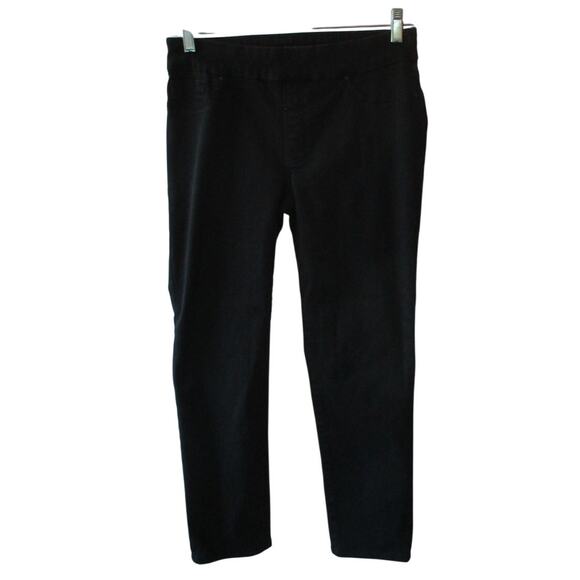 Chico's Women's Black Pull On Jegging Stretch Mid Rise Ankle Pants Size 2 - Picture 1 of 4